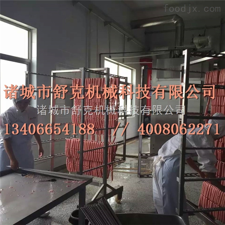 广式腊肠工厂化生产设备多少钱一套?