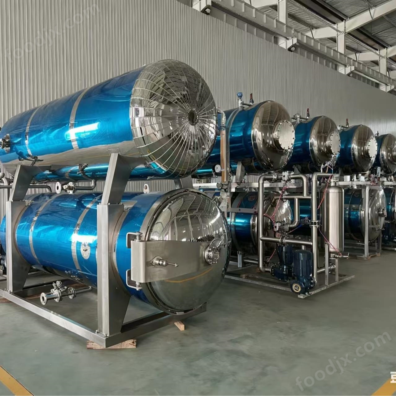 食品全自動殺菌設(shè)備 水浴式熏雞滅菌鍋