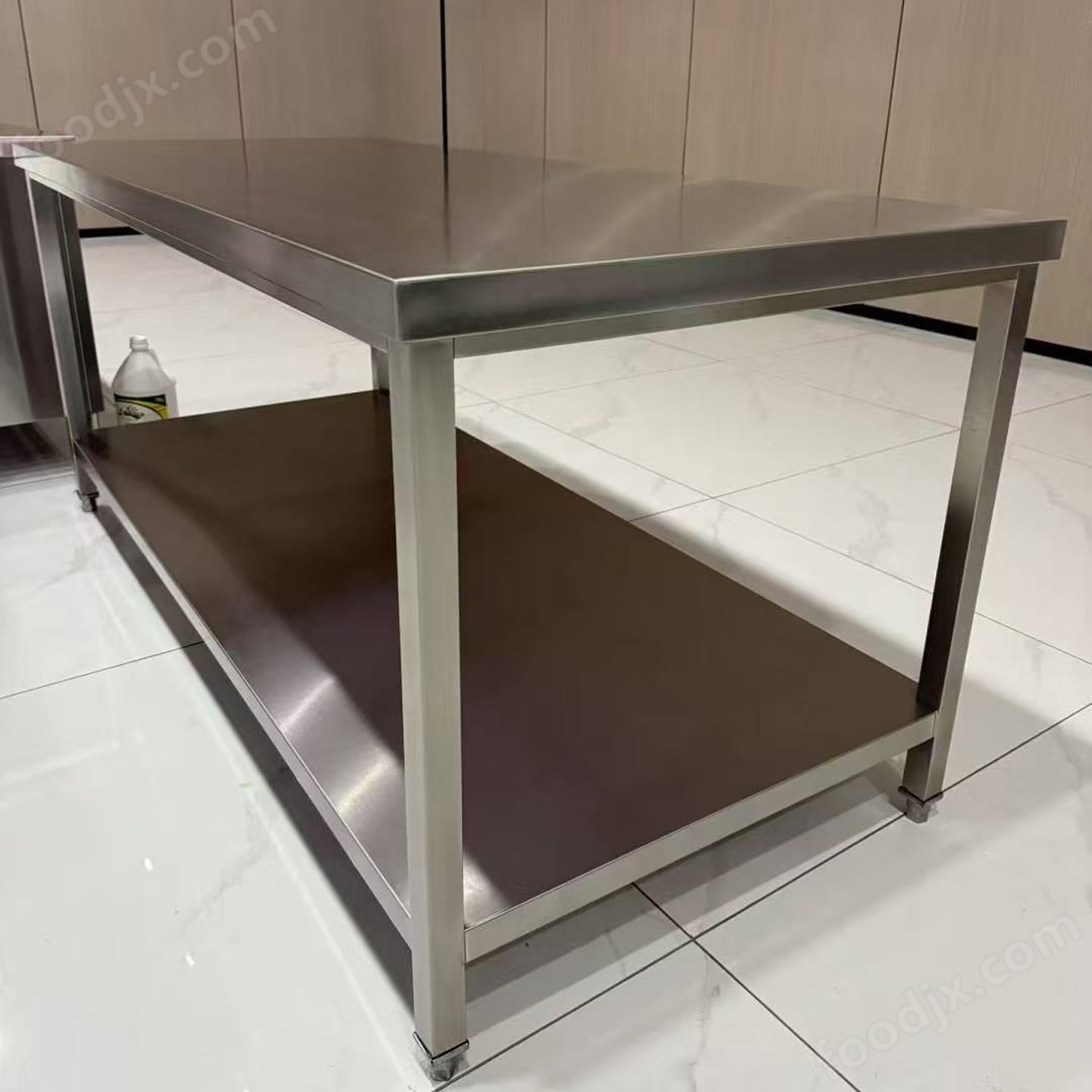 不銹鋼雙層工作臺(tái)加厚可定做