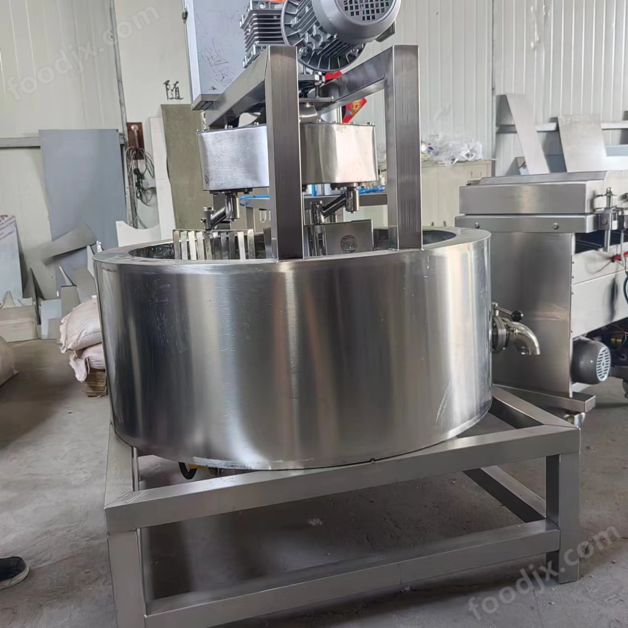 全自動奶疙瘩攪拌成型槽干酪成套加工生產線