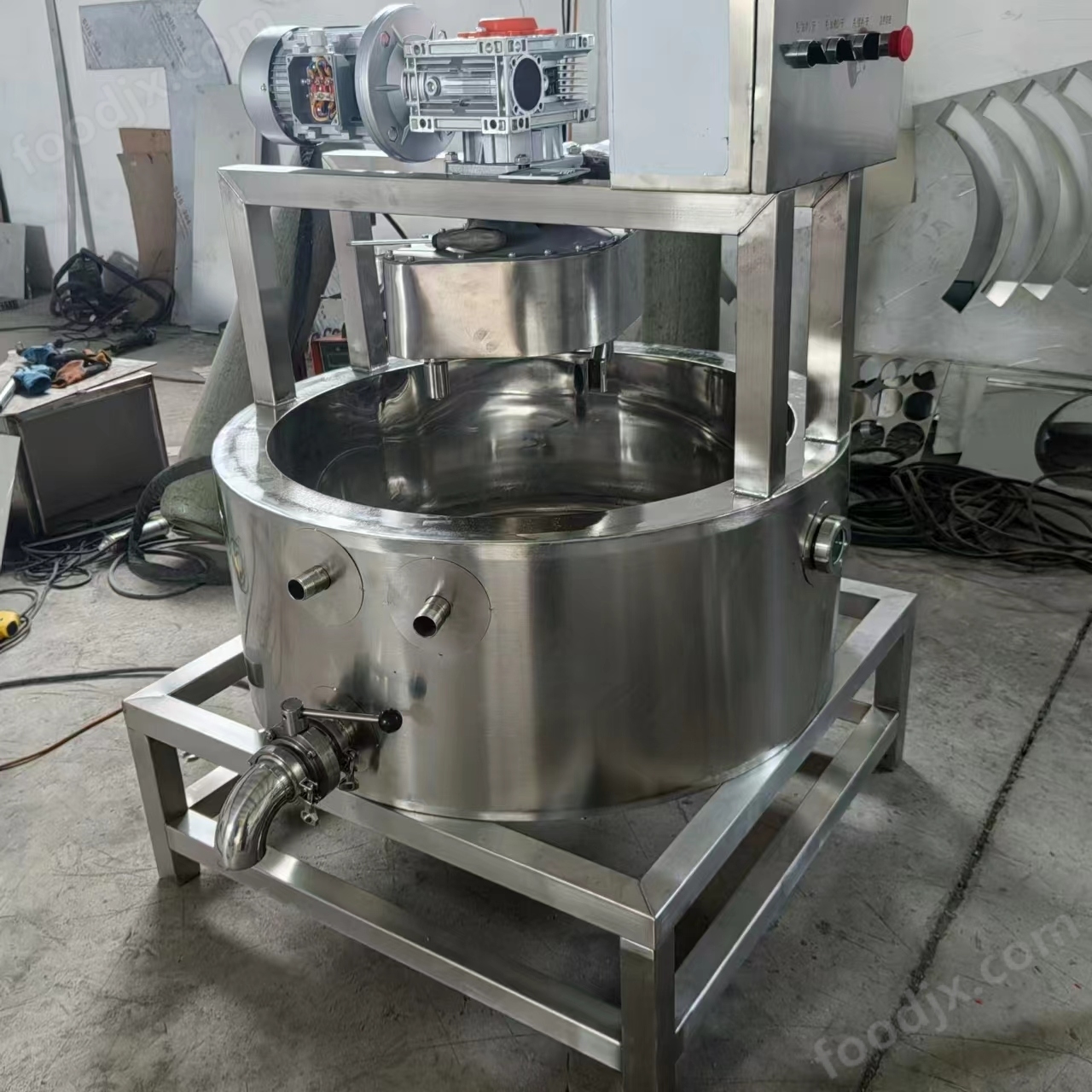 立式行星攪拌奶酪槽內蒙古傳統奶酪發酵設備